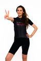 HOLOKOLO Kurzarm Radtrikot und Shorts - CYCLIST ELITE LADY - Schwarz