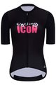 HOLOKOLO Kurzarm Fahrradtrikot - ICON ELITE LADY - Schwarz/Weiß/Rosa