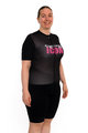 HOLOKOLO Kurzarm Fahrradtrikot - ICON ELITE LADY - Schwarz/Weiß/Rosa