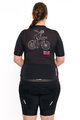 HOLOKOLO Kurzarm Fahrradtrikot - ICON ELITE LADY - Schwarz/Weiß/Rosa