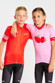 HOLOKOLO Kurzarm Fahrradtrikot - FLOW JUNIOR - mehrfarbig/Rot