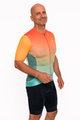 HOLOKOLO Kurzarm Fahrradtrikot - INFINITY - Orange/Grün/Rot