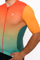 HOLOKOLO Kurzarm Fahrradtrikot - INFINITY - Orange/Grün/Rot
