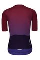 HOLOKOLO Kurzarm Radtrikot und Shorts - INFINITY LADY - Schwarz/bordeaux/Blau