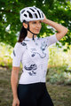 HOLOKOLO Kurzarm Fahrradtrikot - TATTOO ELITE LADY - Elfenbein/Schwarz