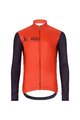 HOLOKOLO Langarm Radtrikot und Hose - VIBES WINTER - Schwarz/Rot