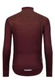HOLOKOLO Langarm Radtrikot und Hose - STARLIGHT WINTER - bordeaux/Schwarz