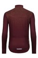 HOLOKOLO Langarm Radtrikot und Hose - STARLIGHT WINTER - bordeaux/Schwarz