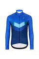 HOLOKOLO Langarm Radtrikot und Hose - ARROW WINTER - Schwarz/Blau