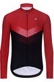 HOLOKOLO Langarm Radtrikot und Hose - ARROW WINTER - Rot/Schwarz
