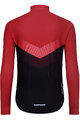 HOLOKOLO Langarm Radtrikot und Hose - ARROW WINTER - Rot/Schwarz