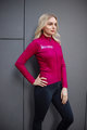 HOLOKOLO Langarm Fahrradtrikot für den Winter - VIBES LADY WINTER - Rosa