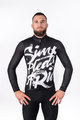 HOLOKOLO Langarm Fahrradtrikot für den Winter - STREETBEAT WINTER - Weiß/Schwarz
