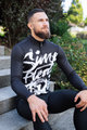 HOLOKOLO Langarm Fahrradtrikot für den Winter - STREETBEAT WINTER - Weiß/Schwarz