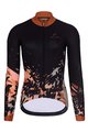 HOLOKOLO Langarm Fahrradtrikot für den Winter - CAMOUFLAGE LADY WNT - Braun/Schwarz