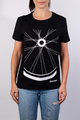 NU. BY HOLOKOLO Kurzarm Fahrrad-Shirt - RIDE THIS WAY II. - Schwarz