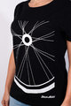 NU. BY HOLOKOLO Kurzarm Fahrrad-Shirt - RIDE THIS WAY II. - Schwarz