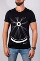 NU. BY HOLOKOLO Kurzarm Fahrrad-Shirt - RIDE THIS WAY II. - Schwarz