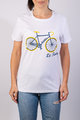 NU. BY HOLOKOLO Kurzarm Fahrrad-Shirt - LE TOUR LEMON II. - Weiß