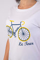 NU. BY HOLOKOLO Kurzarm Fahrrad-Shirt - LE TOUR LEMON II. - Weiß