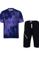 HOLOKOLO MTB Radtrikot und Hose - NIGHTFALL MTB - Schwarz/Blau