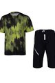 HOLOKOLO MTB Radtrikot und Hose - NIGHTFALL MTB - Schwarz/Gelb