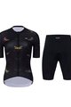 HOLOKOLO Kurzarm Radtrikot und Shorts - DRAGONFLIES ELITE LADY - Schwarz