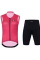 HOLOKOLO ärmelloses Trikot und kurze Hose - PURE LADY - Rosa/Schwarz