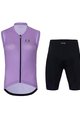 HOLOKOLO ärmelloses Trikot und kurze Hose - PURE LADY - Schwarz/Lila