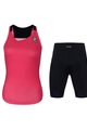 HOLOKOLO Oberteil und Shorts - ENERGY LADY - Schwarz/Rosa