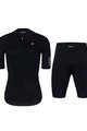 HOLOKOLO Kurzarm Radtrikot und Shorts - VICTORIOUS GOLD LADY - Schwarz