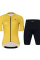 HOLOKOLO Kurzarm Radtrikot und Shorts - VICTORIOUS LADY - Gelb/Schwarz