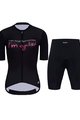 HOLOKOLO Kurzarm Radtrikot und Shorts - CYCLIST ELITE LADY - Schwarz