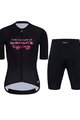 HOLOKOLO Kurzarm Radtrikot und Shorts - FUTURE ELITE LADY - Schwarz