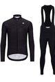 HOLOKOLO Langarm Radtrikot und Hose - STARLIGHT WINTER - Schwarz