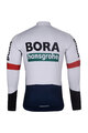 BONAVELO Langarm Radtrikot und Hose - BORA 2025 WINTER - Schwarz/Weiß/Blau