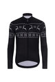 HOLOKOLO Langarm Radtrikot und Hose - FROSTTRAIL WINTER - Schwarz