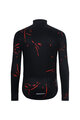 HOLOKOLO Langarm Radtrikot und Hose - PASSION WINTER - Schwarz/Rot