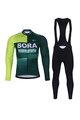 BONAVELO Fahrradjacke und Hose für den Winter - BORA 2024 - Grün/Weiß