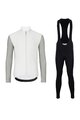 HOLOKOLO Langarm Radtrikot und Hose - PERFORMANCE WINTER - Schwarz/Orange