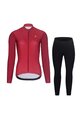 RIVANELLE Fahrradjacke und Hose für den Winter - PERFORMANCE WINTER - bordeaux/Schwarz