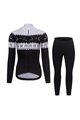 RIVANELLE Fahrradjacke und Hose für den Winter - FROSTTRAIL WINTER - Schwarz/Weiß