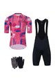 HOLOKOLO Fahrrad-Multipack - STROKES - Blau/Schwarz/Rosa