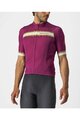 CASTELLI Kurzarm Radtrikot und Shorts - GRIMPEUR - Schwarz/bordeaux
