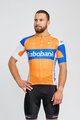 BONAVELO Kurzarm Radtrikot und Shorts - RABOBANK - Orange/Blau/Schwarz