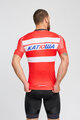 BONAVELO Kurzarm Radtrikot und Shorts - KATUSHA - Rot/Schwarz