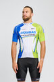 BONAVELO Kurzarm Radtrikot und Shorts - LIQUIGAS CANNONDALE - Blau/Grün/Schwarz
