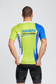 BONAVELO Kurzarm Radtrikot und Shorts - LIQUIGAS CANNONDALE - Blau/Grün/Schwarz
