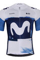 BONAVELO Kurzarm Radtrikot und Shorts - MOVISTAR 2025 - Weiß/Blau/Schwarz