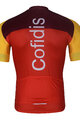 BONAVELO Kurzarm Radtrikot und Shorts - COFIDIS 2025 - Schwarz/Orange/Rot